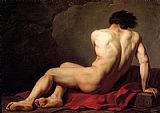 Male Nude known as Patroclus by Jacques-Louis David